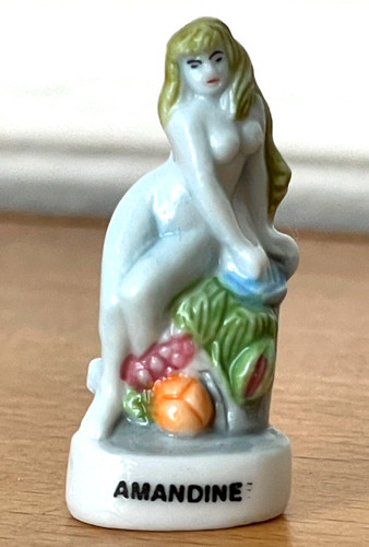 Rare fève statue amandine - rare,