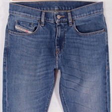 Hommes Diesel 2019 D-STRUKT Ajusté Straight Élasthanne Bleu Jeans W28 L32