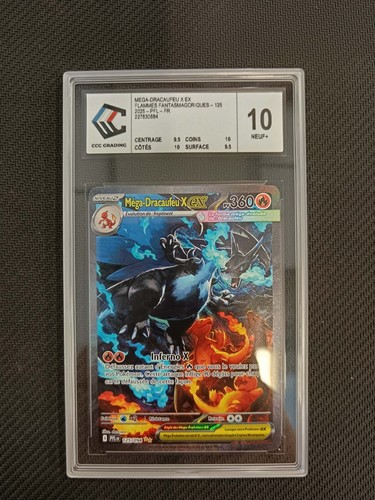 Carte pokémon méga dracaufeu - carte, méga-dracaufeu