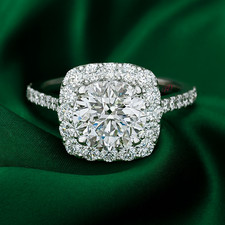Bague de fiançailles diamant