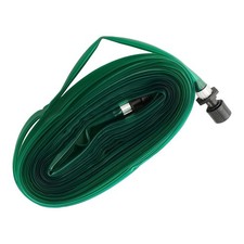 Tuyau d'arrosage plat PVC design robuste pour parterres de fleurs et arbustes