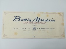 BUVARD BOTTIN MONDAIN - tout Paris toute la France