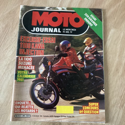 Magazine moto journal - n°, 495