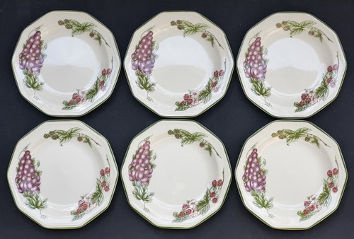 Assiettes dessert - 6,