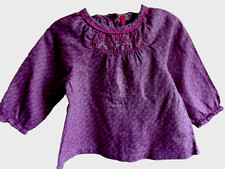J377 Vêtement occasion Bébé HAUT BLOUSE m.l. fantaisie ORCHESTRA  6 mois