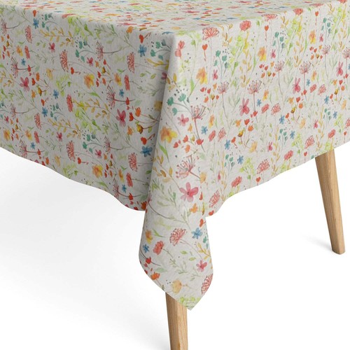 Nappe jacquard coton enduit - nappe,