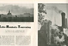Coupure de presse Clipping 1950 Lille Roubaix Tourcoing  Le Textile  (10 pages)