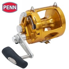 Moulinet conventionnel 2 vitesses PENN Saltwater International VI 70VISS Gold
