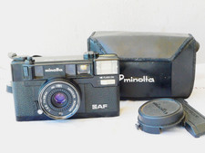 Minolta Hi-Matic AF Black      Point & Shoot 35mm Film Camera