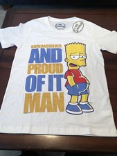 Simpsons T-shirt White Bart