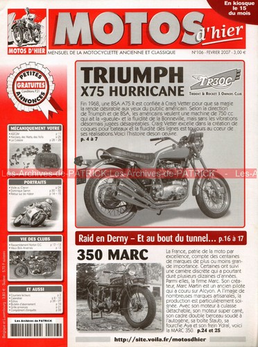 Motos hier 106 triumph - motos,