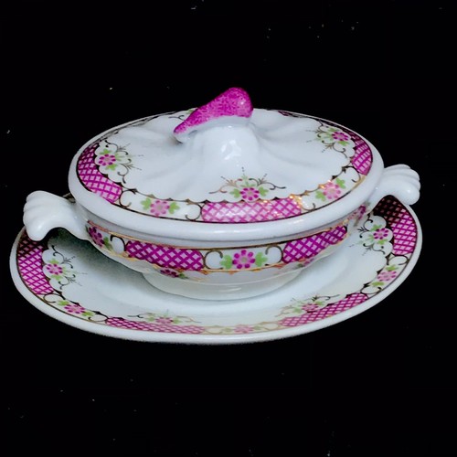 Soupiere plateau miniature - soupiere, +