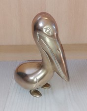 Oiseau Toucan En Laiton Sculpture Hauteur 19,5 Cm, 850 Gr