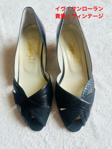 Escarpins vintage bout ouvert
