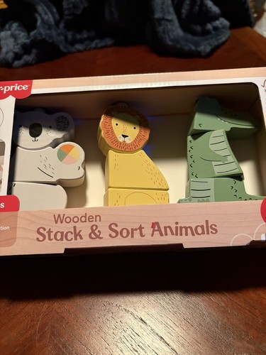Fisher price wooden - stack, &