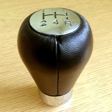 Pommeau de Vitesses en Aluminium et Cuir pour BMW Serie 3 E30 E36 E46 E90 M3