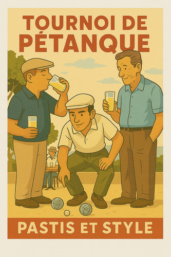 Tournoi pétanque pastis - pétanque,