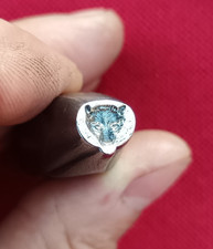 poincon matoir outil ancien idéa pour le travail du cuir tête loup felin