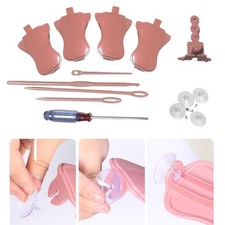 Kit de Pièces de Machine à Tricoter En Laine Crochet Repose-pied Rond pour