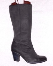 DKODE bottes zippées cuir mat noir P 40 TBE