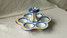 OEUFRIER COQUETIER EN FAIENCE DE QUIMPER HB**