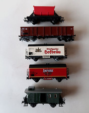 Lot de 5 Wagons Marchandises