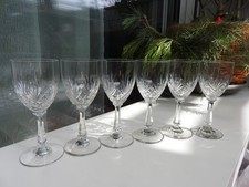 ST LOUIS - 6 anciens verres de