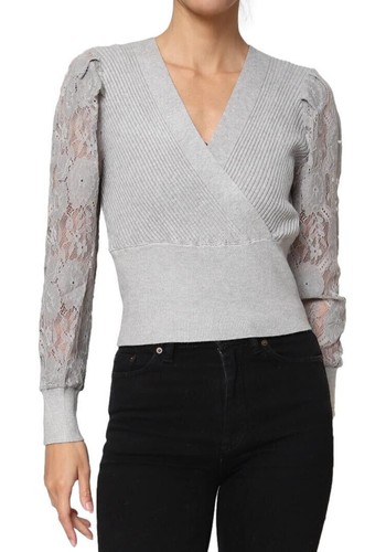 Pull maille côtelée - maille, col