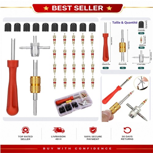 Kit réparation pneus - , 33