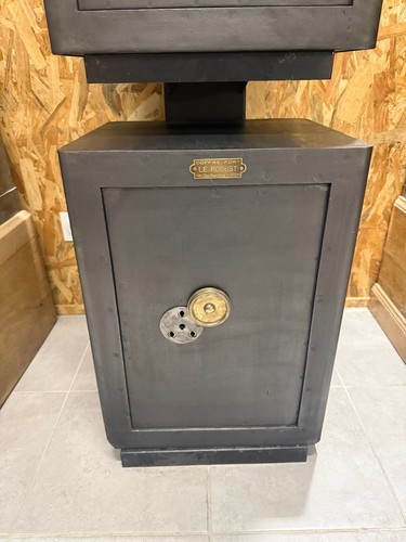 Coffre fort vintage ancien - coffre,