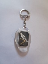 Porte-clés Oiseau SOCIETE ORNITHOLOGIQUE de l' ANGOUMOIS Keychain vintage 60'