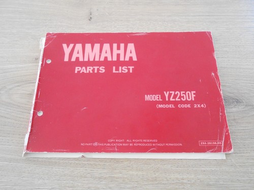 Yamaha yz250f 2x4 - f, yz
