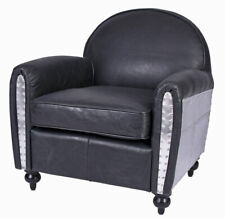 Fauteuil en Cuir Rétro Avion