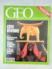 GEO N°132 2/1990 COTE D'IVOIRE - TUNNEL SOUS LA MANCHE - HISTOIRE DE LA LAINE