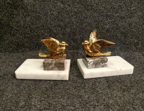 Serre livres animalier bronze - animalier,