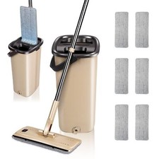 Balai Serpillère Serpillière Seau Essoreur Rotatif 360° Serpillere Microfibre...