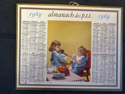 Almanach des ptt 1969 oberthur - des,