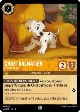Lorcana chiot dalmatien - chiot,