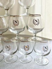10 verres à liqueur, liseré