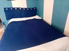 TETE DE LIT TISSU COTON EN 140 X 4 COUSSINS INTERIEUR 53 CM HAUT + JETE DE  LIT