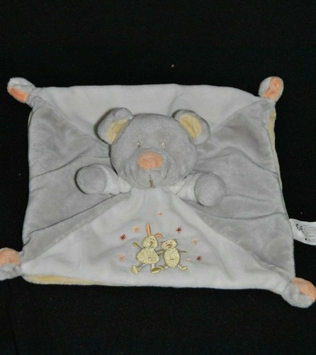 Doudou plat ours gris gemo - 🍀doudou,