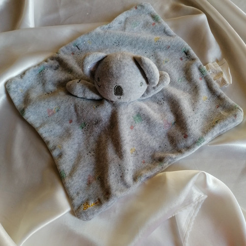 Doudou koala gris imprimé - doudou,