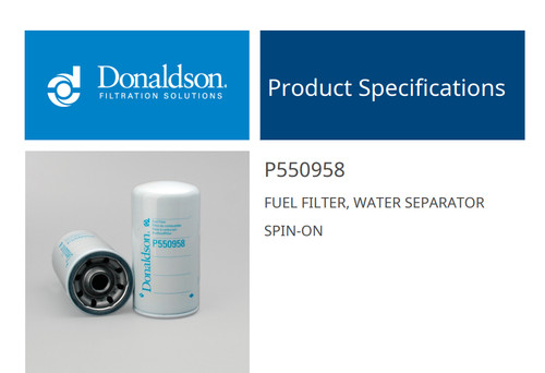 Donaldson p550958 fuel - –,