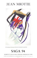 Jean Miotte, affiche gravure Poster by Jean Miotte