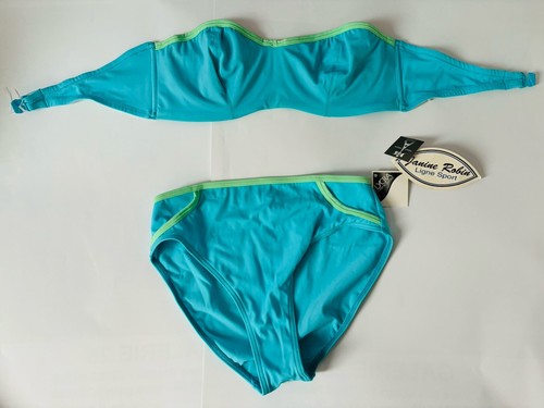 Maillot bain bleu turquoise - de,