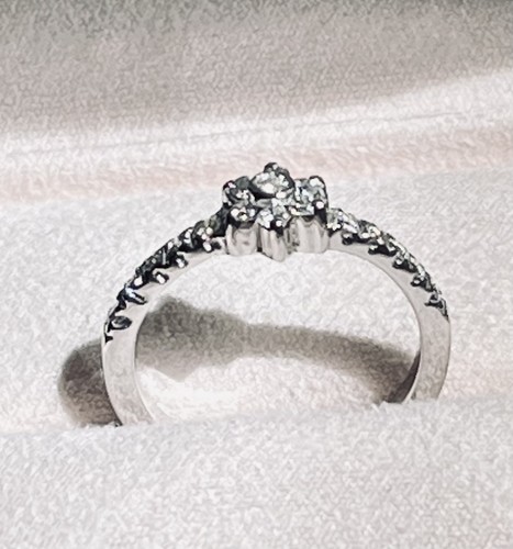 Bague fiançailles blanc - fianÇailles,