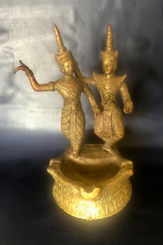 Cendrier sculpture bronze - sculpture,
