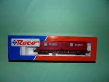 ROCO wagon kangourou + caisses