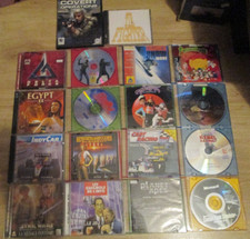 lot 18 jeux vidéo cd pc
