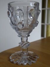 BEAU VERRE A PORTO CRISTAL BACCARAT OU LE CREUSOT 19 EME 10 cm CHARLES X défaut